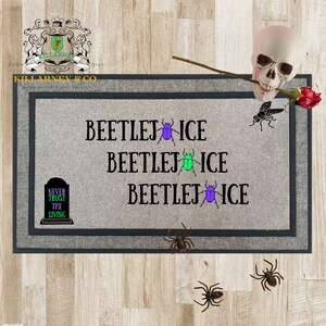 Beetlejuice Doormat, Beetlejuice Decor, Inspired