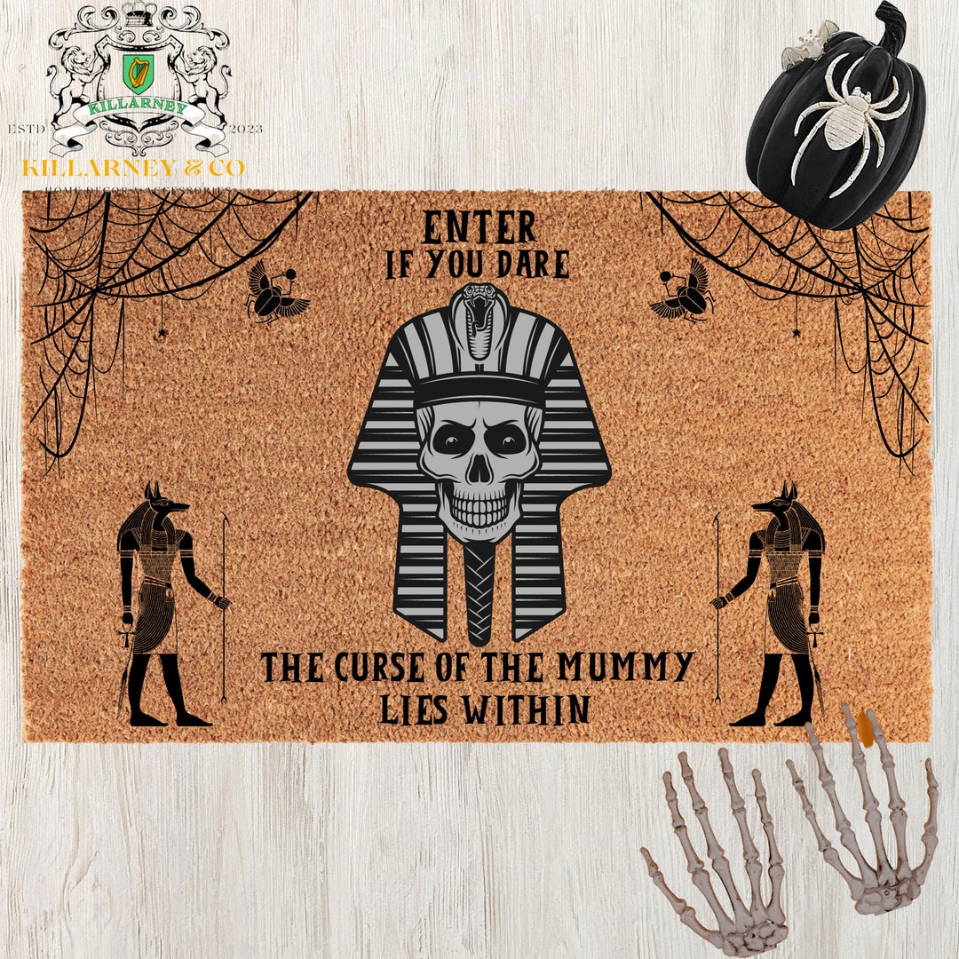 Curse of the Mummy, Halloween Doormat, the Mummy, Halloween Decor ...