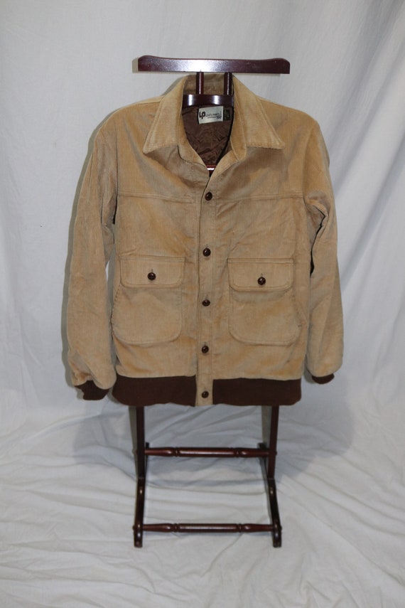 Vintage Men's LEVIS Panatela Brown Cordoroy Lined