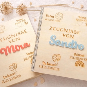 Carpeta de calificaciones personalizada, carpeta de calificaciones, carpeta de calificaciones de madera, carpeta de calificaciones para niñas, carpeta de calificaciones para niños, carpeta de calificaciones del primer día de clases para la escuela primaria