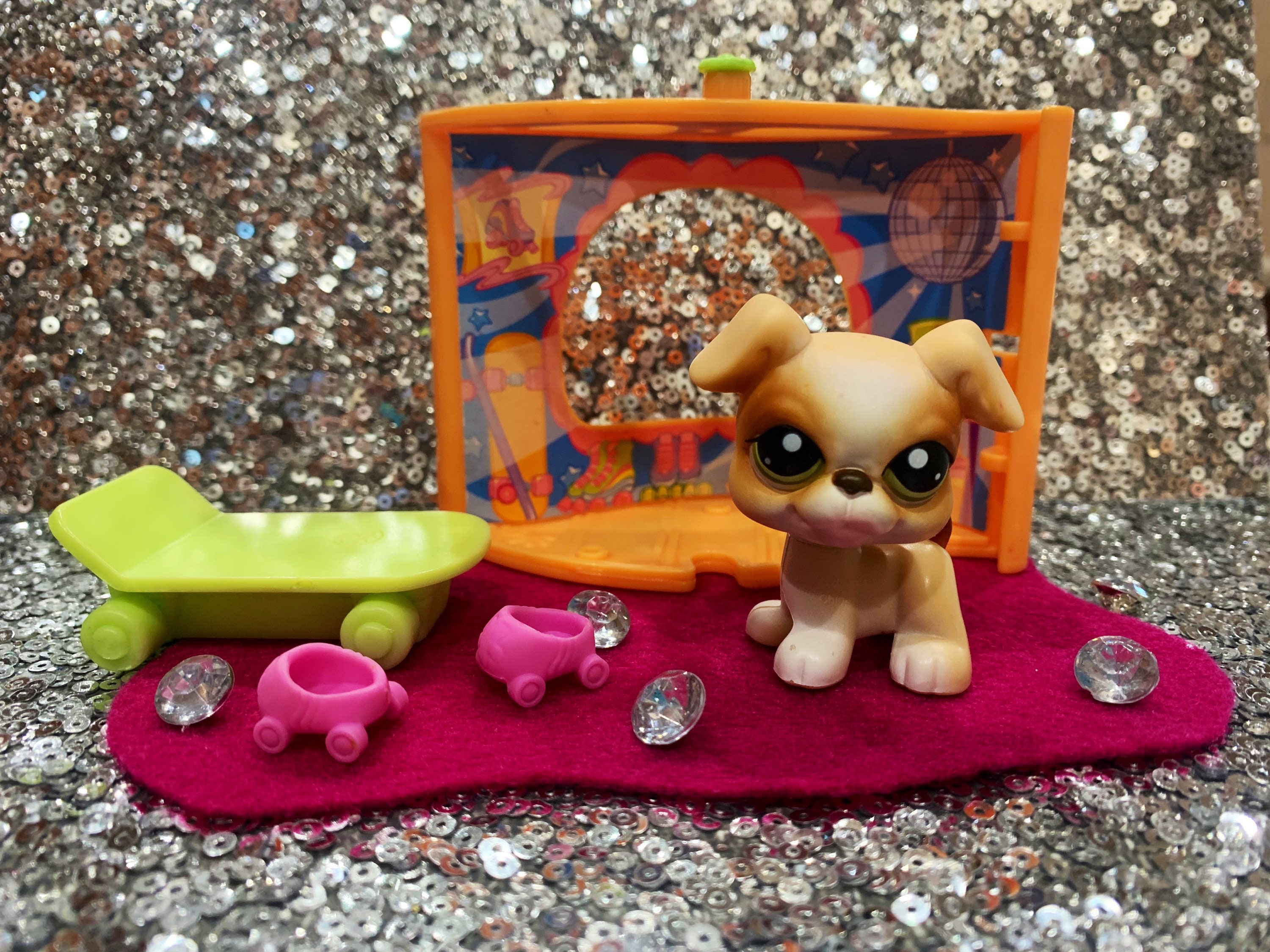 LPS Tan Boxer Vintage Littlest Pet Shop Lps Old Littlest Etsy