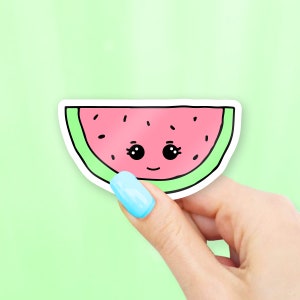 Cute Watermelon Sticker - Fruit stickers | MacBook stickers | laptop stickers | waterbottle stickers | hydroflask stickers | tumbler sticker
