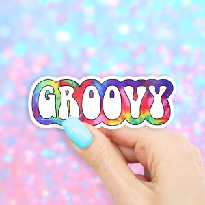 Groovy Sticker - MacBook stickers | laptop stickers | waterbottle stickers | hydroflask stickers | tumbler stickers