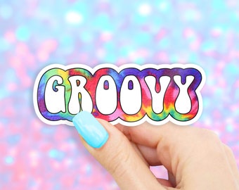 Groovy Sticker - MacBook stickers | laptop stickers | waterbottle stickers | hydroflask stickers | tumbler stickers