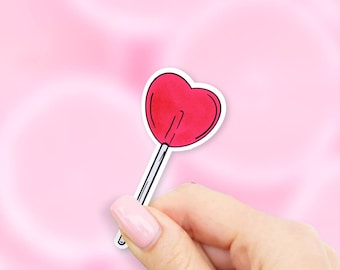 Heart Sucker Sticker - Heart stickers | MacBook stickers | laptop stickers | waterbottle stickers | hydroflask stickers | tumbler stickers