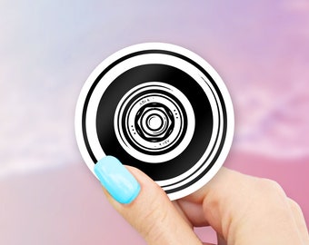 Skateboard Wheel Sticker - Skateboard stickers | MacBook stickers | laptop stickers | waterbottle stickers | hydroflask stickers