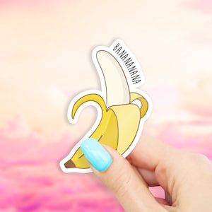 Banana Sticker - Fruit stickers | MacBook stickers | laptop stickers | waterbottle stickers | hydroflask stickers | tumbler stickers