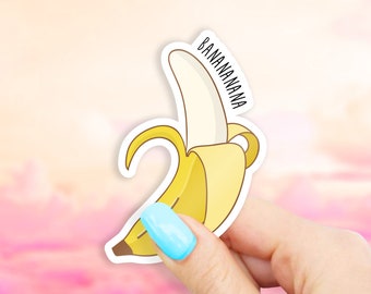 Banana Sticker - Fruit stickers | MacBook stickers | laptop stickers | waterbottle stickers | hydroflask stickers | tumbler stickers