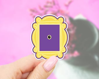Purple Peep Hole Sticker - Friends stickers | MacBook stickers | laptop stickers | waterbottle stickers | hydroflask stickers