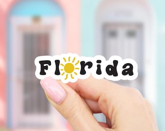 Florida Sticker - MacBook stickers | laptop stickers | waterbottle stickers | hydroflask stickers | tumbler stickers