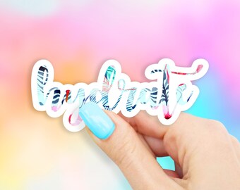 Hydrate Sticker - Running stickers | MacBook stickers | laptop stickers | waterbottle stickers | hydroflask stickers