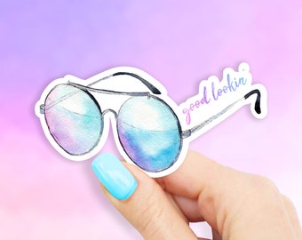 Good Lookin Glasses Sticker - MacBook stickers | laptop stickers | waterbottle stickers | hydroflask stickers | tumbler stickers