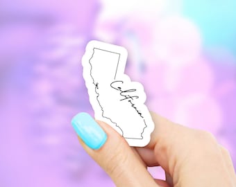 California State Art Sticker - state stickers | california stickers | MacBook stickers | laptop stickers | waterbottle stickers