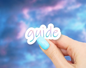 Guide Sticker - MacBook stickers | laptop stickers | waterbottle stickers | hydroflask stickers | tumbler stickers