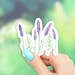 Purple Lavender Flowers Sticker - flower stickers | nature sticker | MacBook stickers | laptop stickers | waterbottle stickers 