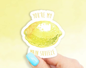 You're My Main Squeeze Sticker - MacBook stickers | laptop stickers | waterbottle stickers | hydroflask stickers | tumbler stickers