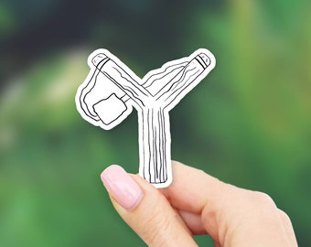 Slingshot Sticker - camping stickers | nature sticker | MacBook stickers | laptop stickers | waterbottle stickers | hydroflask stickers