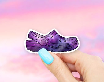 Galaxy Croc Sticker - croc stickers | croc sticker | MacBook stickers | laptop stickers | waterbottle stickers
