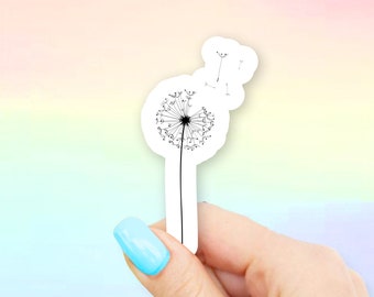 Dandelion Sticker - Flower stickers | nature stickers | MacBook stickers | laptop stickers | waterbottle stickers | hydroflask stickers