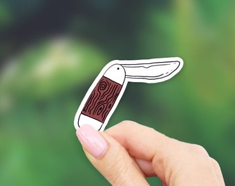 Pocketknife Sticker - camping stickers | MacBook stickers | laptop stickers | waterbottle stickers | hydroflask stickers | tumbler stickers