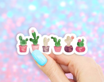 Watercolor Cactus Sticker - cactus stickers | MacBook stickers | laptop stickers | waterbottle stickers | hydroflask stickers