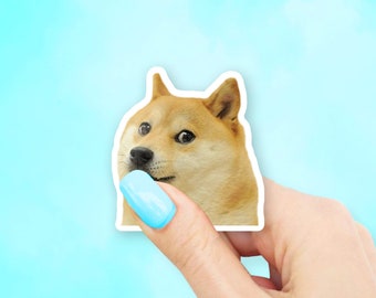 Doge Sticker - Dog stickers | MacBook stickers | laptop stickers | waterbottle stickers | hydroflask stickers | tumbler stickers