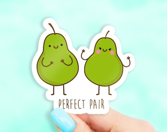 Perfect Pair Sticker - Food stickers | pun sticker | MacBook stickers | laptop sticker | waterbottle sticker | hydroflask sticker