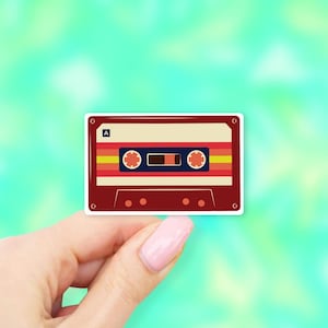 Vintage Cassette Sticker - MacBook stickers | laptop stickers | waterbottle stickers | hydroflask stickers | tumbler stickers
