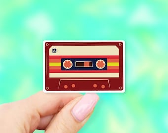 Vintage Cassette Sticker - MacBook stickers | laptop stickers | waterbottle stickers | hydroflask stickers | tumbler stickers