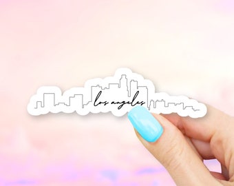 Los Angeles City Art Sticker - City Stickers | LA stickers | MacBook stickers | laptop stickers | waterbottle stickers | hydroflask stickers
