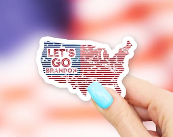 Let's Go Brandon Sticker - republican sticker | MacBook stickers | laptop stickers | waterbottle stickers | biden stickers