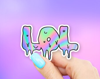 LOL Drip Sticker - MacBook stickers | laptop stickers | waterbottle stickers | hydroflask stickers | tumbler stickers