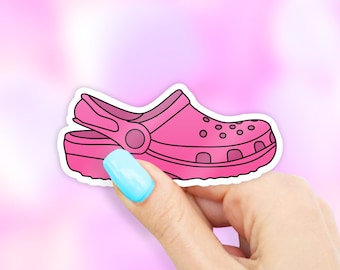 Candy Pink Croc Sticker - croc stickers | croc sticker | MacBook stickers | laptop stickers | waterbottle stickers