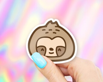 Cute Sloth Sticker - Animal stickers | MacBook stickers | laptop stickers | waterbottle stickers | hydroflask stickers | tumbler stickers