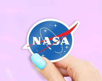 Nasa Sticker Space Sticker Nasa Logo Sticker Laptop Stickers Skateboard  Stickers Customizable Stickers Hydroflask NASA Sticker 