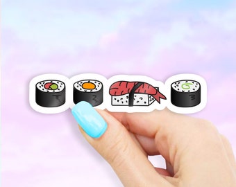 Sushi Sticker - Food stickers | MacBook stickers | laptop stickers | waterbottle stickers | hydroflask stickers | tumbler stickers