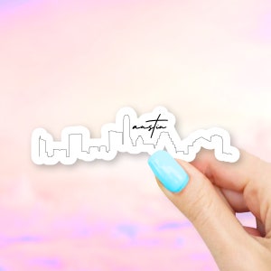 Austin City Art Sticker - City Stickers | Austin stickers | MacBook stickers | laptop stickers | waterbottle stickers | hydroflask stickers