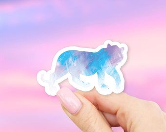 Pastel Tiger Sticker - Tiger stickers | zoo stickers | MacBook stickers | laptop stickers | waterbottle stickers | hydroflask stickers