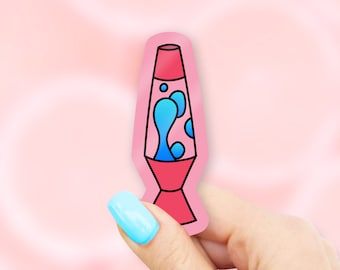 Pink Lava Lamp Sticker - MacBook stickers | laptop stickers | waterbottle stickers | hydroflask stickers | tumbler stickers