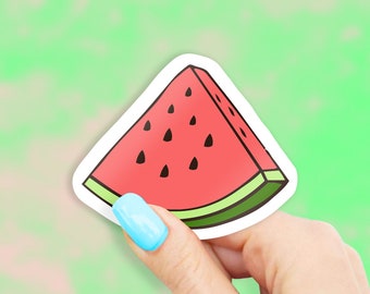 Watermelon Slice Sticker - Fruit stickers | watermelon sticker | MacBook sticker | laptop sticker | waterbottle sticker | hydroflask sticker