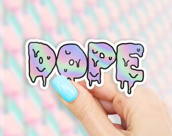 Pastel Dope Sticker - MacBook stickers | laptop stickers | waterbottle stickers | hydroflask stickers | tumbler stickers