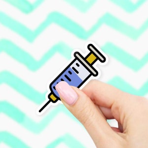 Syringe Sticker - MacBook stickers | laptop stickers | waterbottle stickers | hydroflask stickers | tumbler stickers