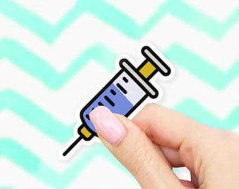 Syringe Sticker - MacBook stickers | laptop stickers | waterbottle stickers | hydroflask stickers | tumbler stickers