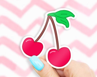 Cherries Sticker - Cherry stickers | MacBook stickers | laptop stickers | waterbottle stickers | hydroflask stickers | tumbler stickers