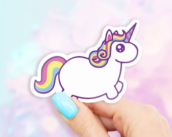 Unicorn Sticker - animal stickers | MacBook stickers | laptop stickers | waterbottle stickers | hydroflask stickers