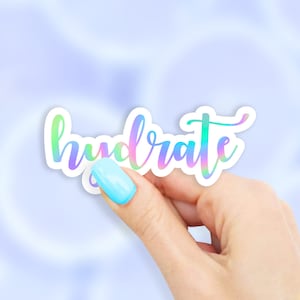 Trippy Hydrate Sticker - MacBook stickers | laptop stickers | waterbottle stickers | hydroflask stickers | tumbler stickers