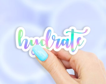 Trippy Hydrate Sticker - MacBook stickers | laptop stickers | waterbottle stickers | hydroflask stickers | tumbler stickers