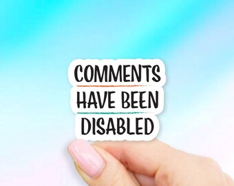 Comments have been disabled Sticker - MacBook stickers | laptop stickers | waterbottle stickers | hydroflask stickers | tumbler stickers