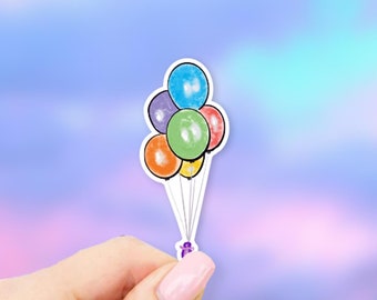 Balloons Sticker - MacBook stickers | laptop stickers | waterbottle stickers | hydroflask stickers | tumbler stickers