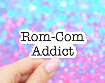 Rom-Com Addict Sticker - MacBook stickers | laptop stickers | waterbottle stickers | hydroflask stickers | tumbler stickers